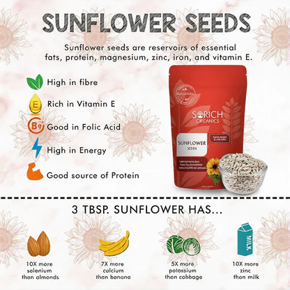 Sorich Organics Flax Seeds & Sunflower Seeds - combo