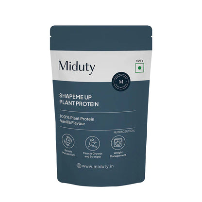 Miduty by Palak Notes Shapeme Up Plant Protein Powder - 500 gm