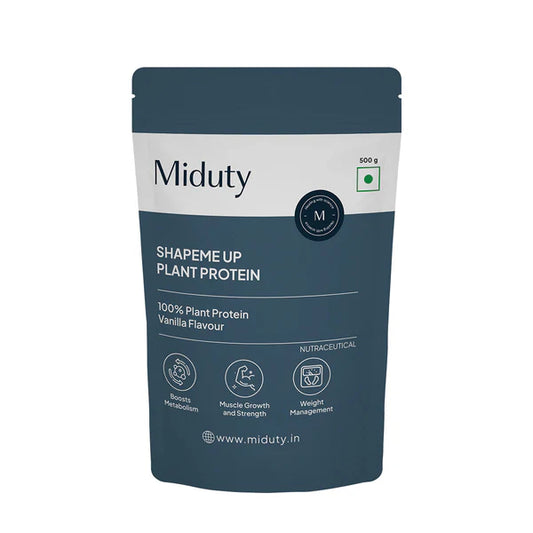 Miduty by Palak Notes Shapeme Up Plant Protein Powder - 500 gm
