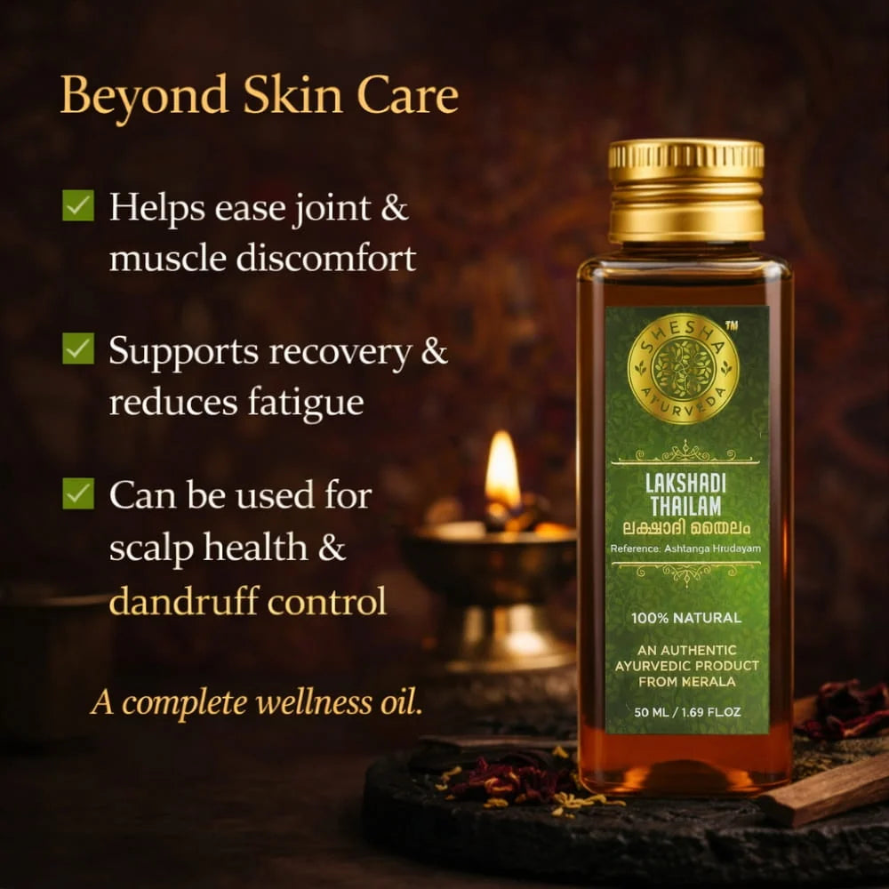 Lakshadi Ayurvedic Baby Massage Oil | Nourishes Skin and Strengthens Bones & Muscles