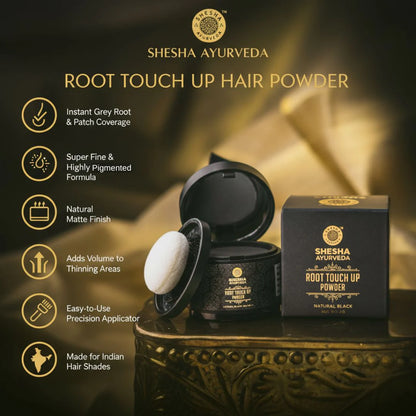 Root Touch Up Hair Powder | Instantly Covers Greys & Bald Spots | Matte Finish | Long-Lasting | 4 g