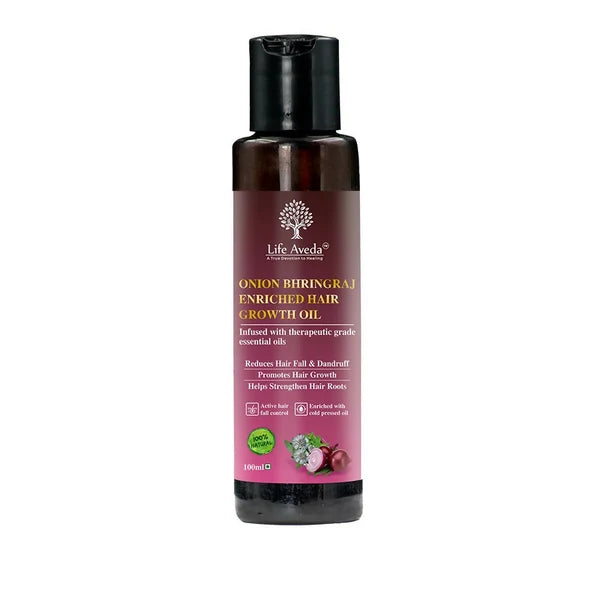 Life Aveda Onion Bhringraj Enriched Hair Growth Oil - 100 ml