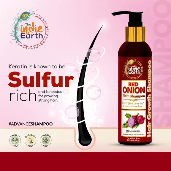 The Indie Earth Red Onion Anti Hair Loss & Hair Growth Combo - combo