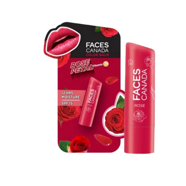 Faces Canada Vitamin C Lip Balm - Rose Petal - 4.5 gm