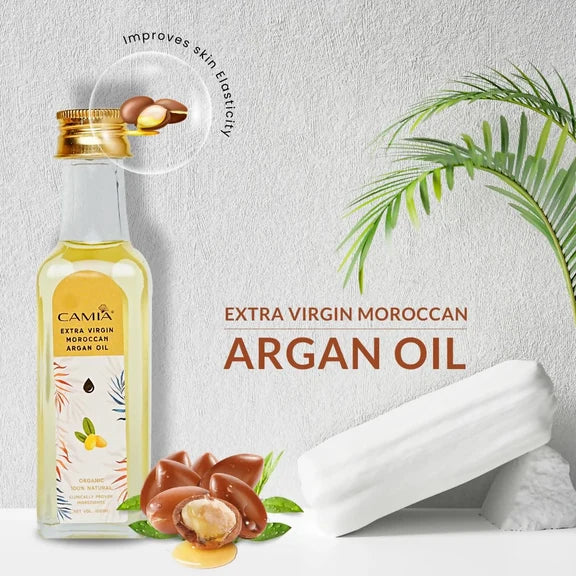 Camia Organic Moroccan Argan Oil For Skin & Hair - 100 ml