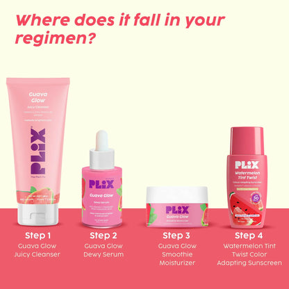 PLIX The Plant Fix Watermelon Tint Twist Color-Adapting Sunscreen For Light Coverage & Instant Glow - 50 ml - Golden Glow (Light)