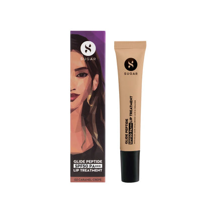 SUGAR Glide Peptide SPF50 PA+++ Lip Treatment - 02 Caramel Crepe - 10 ml