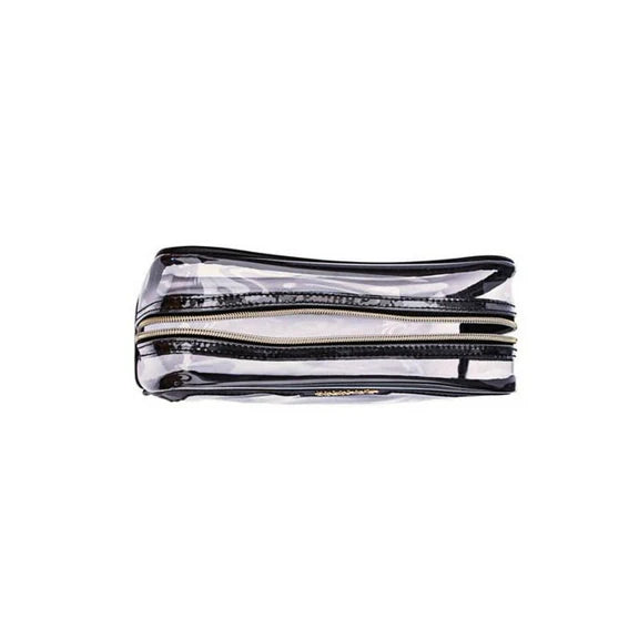 Colorbar Pouch Lips & Lashes Box Pouch (Set Of Two) - Black - Combo
