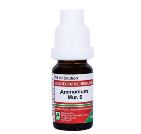 Adel Homeopathy Ammonium Mur Dilution -6 CH