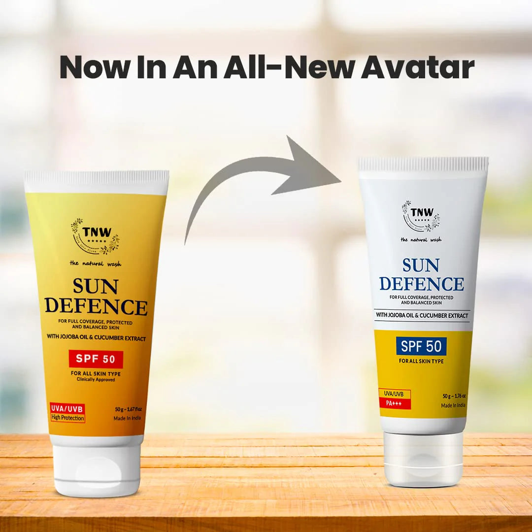 The Natural Wash Sun Defence SPF 50 Cream - 50 gm