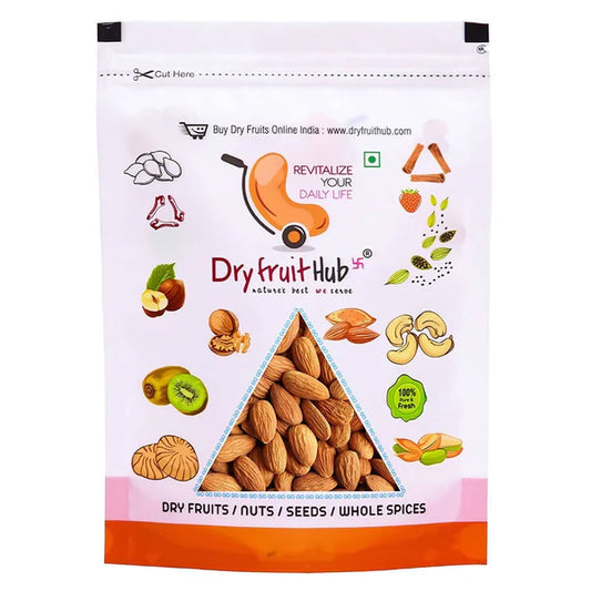 Dry Fruit Hub Almonds - 400 gm