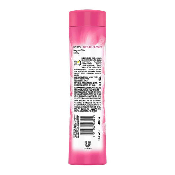 Ponds Dreamflower Fragrant Talcum Powder Pink Lily And Light Moisturiser - Combo