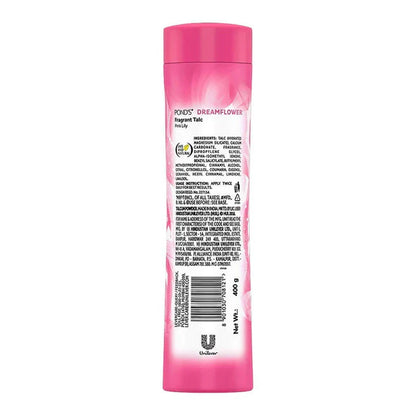 Ponds Dreamflower Fragrant Talcum Powder Pink Lily And Light Moisturiser - Combo