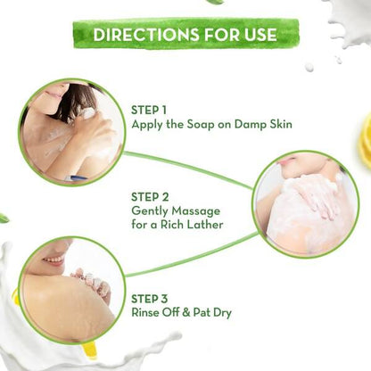 Mamaearth Vitamin C Moisturizing Lotion Soap -125 gm