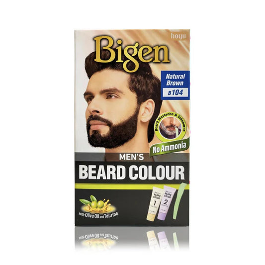 Bigen Men's Beard Color - Natural Brown B104 - 40 gm