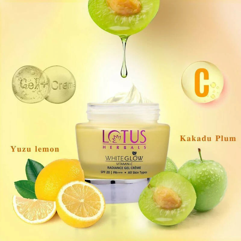 Lotus Herbals Whiteglow Vitamin-C Radiance Gel Crème SPF