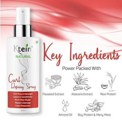 Ktein Natural Curl Defining Spray - 100 ml