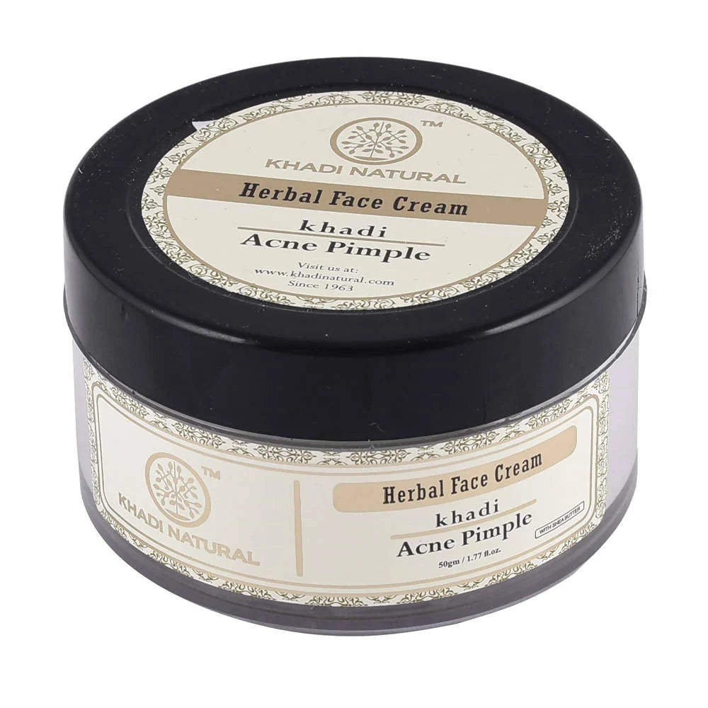 Khadi Natural Acne Pimple Herbal Face Cream - 50 gm