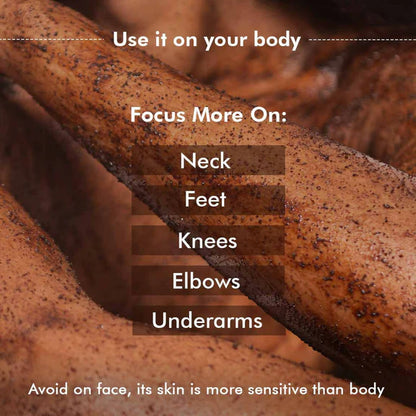 mCaffeine Raw Coffee Body Scrub - 100 gm