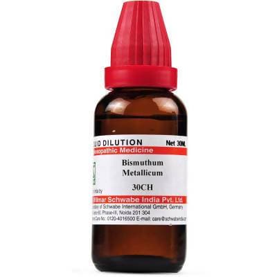 Dr. Willmar Schwabe India Bismuthum Metallicum Dilution -30 CH -