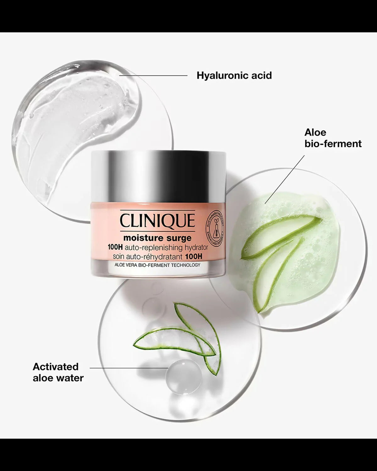 Clinique Limited Edition Moisture Surge 100H Auto-Replenishing Hydrator (Aloe Vera) - 50 ml
