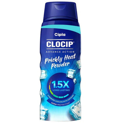 Cipla Clocip Advance Action Prickly Heat Powder - 150 gm