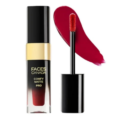 Faces Canada Comfy Matte Pro Liquid Lipstick - Revival Maroon 14 - 5.5 ml