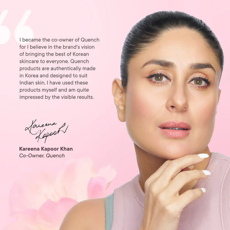 Quench Ultra Light Gel Moisturizer With 2% Niacinamide & Cherry Blossom For Intense Brightening - 50 ml