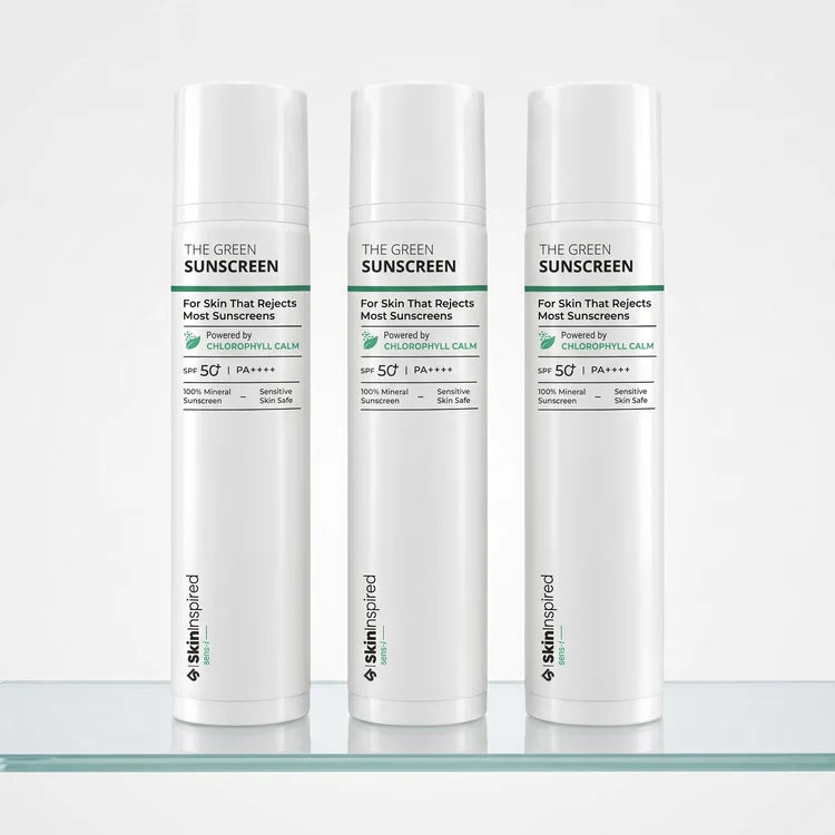 The Green Sunscreen - 100% Mineral Sunscreen SPF 50+ PA++++ (50ml)