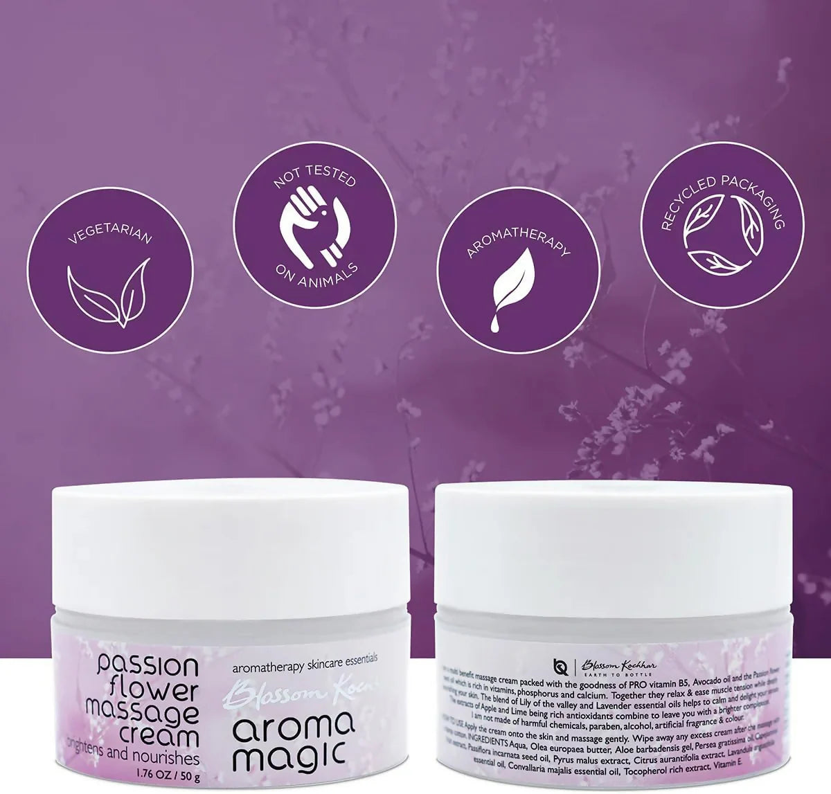 Aroma Magic Passion Flower Massage Cream - 50 gm