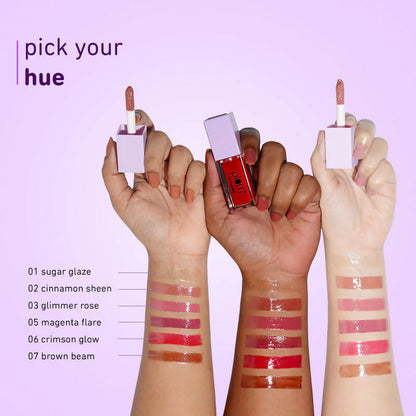 Plum Dermahues Serum Lip Gloss - 05 Magenta Flare - 6.5 ml