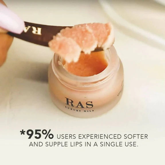 Ras Luxury Oils Lush Lips Conditioning & Brightening Lip Scrub - 8 gm