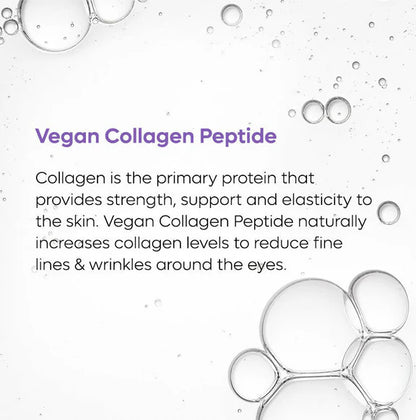 mCaffeine Black Tea Hydrogel Under Eye Patches with Vegan Collagen Peptide - Anti-Ageing - 30 Patches