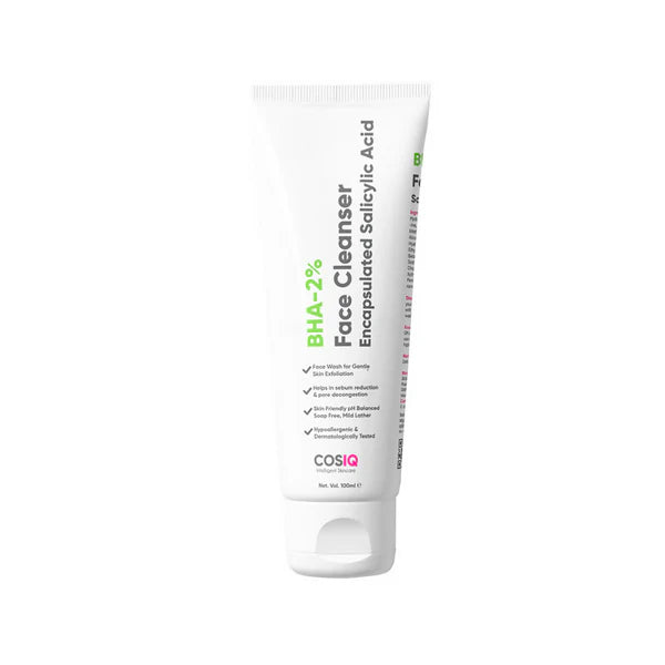 Cos-IQ Salicylic Acid 2% Face Cleanser with BHA - 100 ml