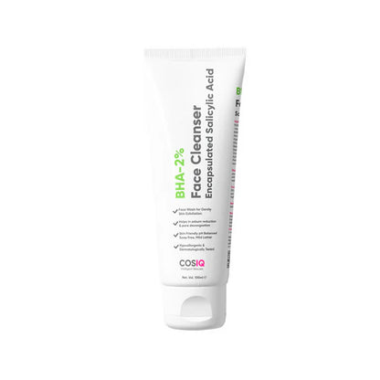 Cos-IQ Salicylic Acid 2% Face Cleanser with BHA - 100 ml