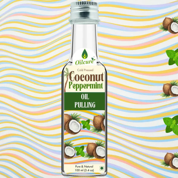 Oilcure Coconut Peppermint Oil Pulling - 100 ml