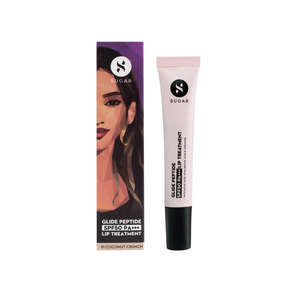 SUGAR Glide Peptide SPF50 PA+++ Lip Treatment - 01 Coconut Crunch - 10 ml