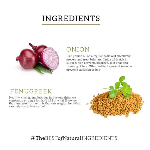 Khadi Natural Onion & Fenugreek Hair Mask - 200 gm