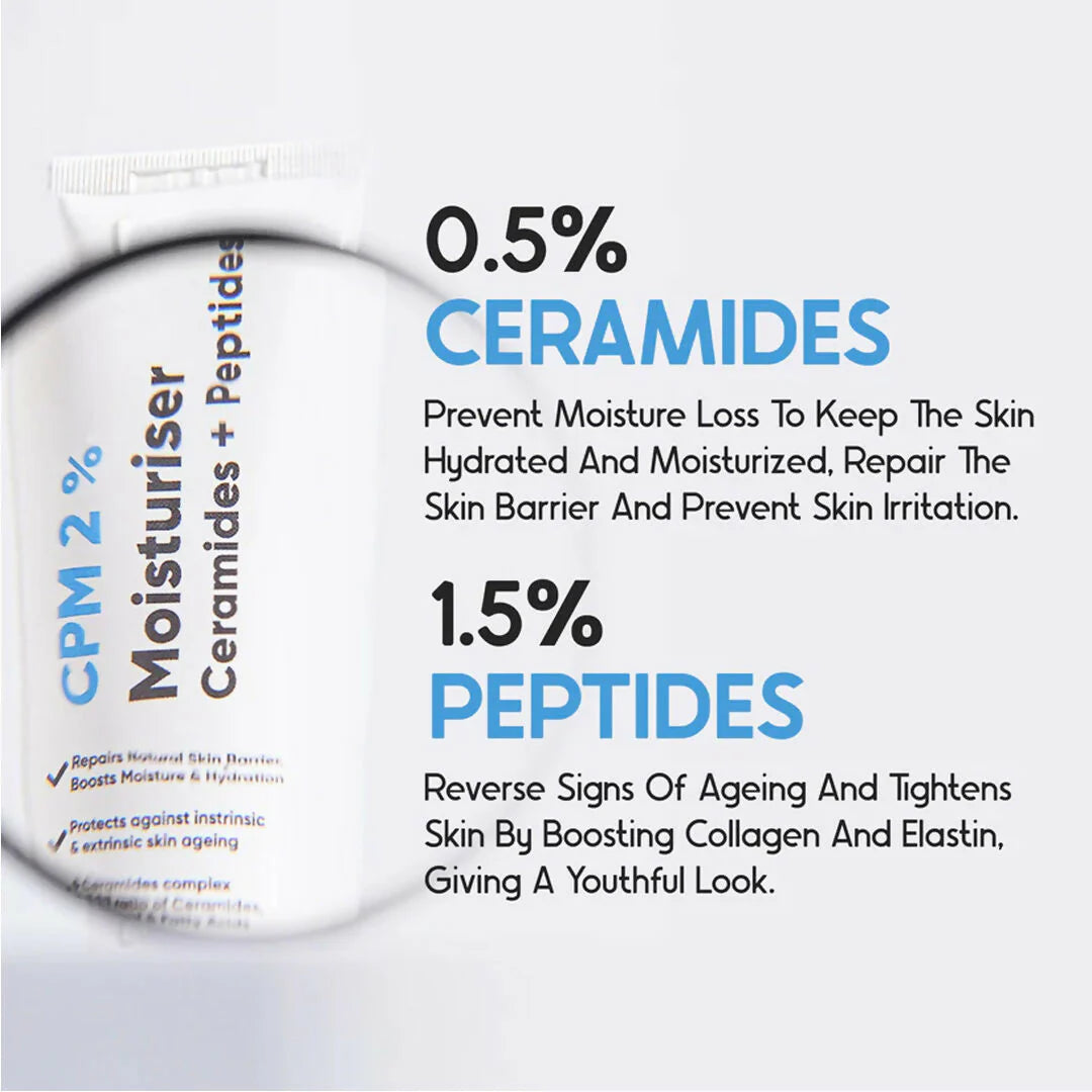 Cos-IQ CPM 2% Ceramides & Peptides Moisturizer - 100 ml