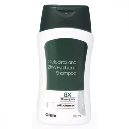Cipla 8X Shampoo with pH Balanced - 120 ml
