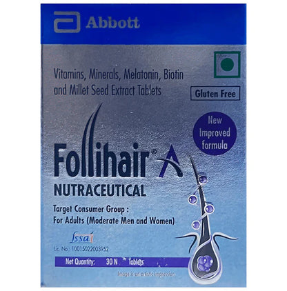 Follihair A Tablets Gluten Free - 15 tabs