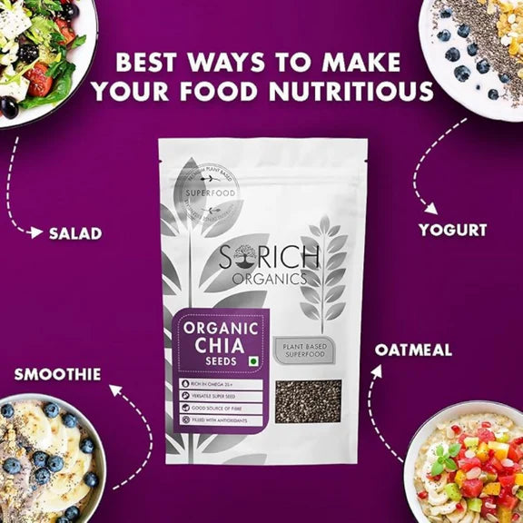 Sorich Organics Chia, Pumpkin, Sunflower & Flax Seeds - combo