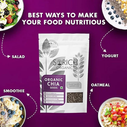 Sorich Organics Chia, Pumpkin, Sunflower & Flax Seeds - combo