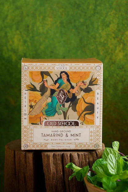 Old School Rituals Tamarind & Mint Body Polisher Natural Exfoliating Body Scrub - 200 gm
