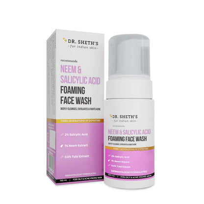 Dr. Sheth's Neem & Salicylic Acid Foaming Face Wash