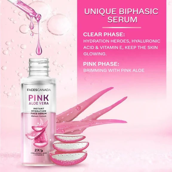 Faces Canada Pink Aloe Vera Instant Hydration Face Serum - 28 ml