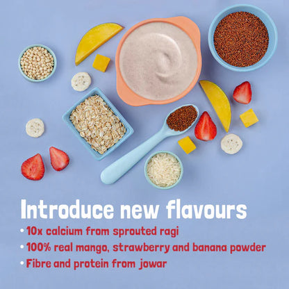 Slurrp Farm Multigrain Millets and Mixed Fruit Cereal with Milk - 200 gm