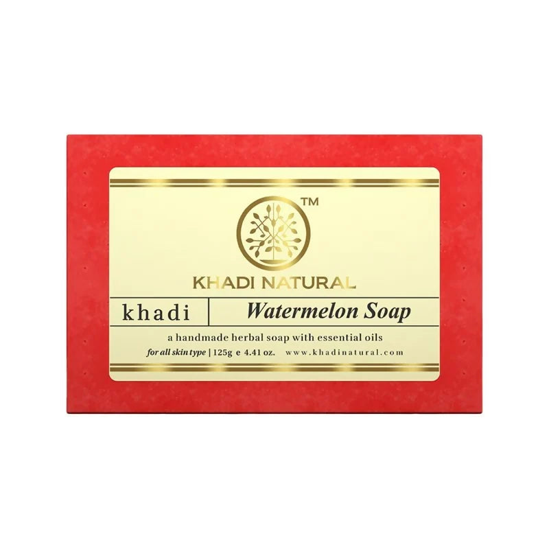 Khadi Natural Watermelon Handmade Soap - 125 gm