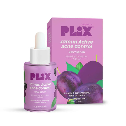 PLIX The Plant Fix 2% Salicylic Acid Jamun Active Acne Control Dewy Serum For Active Acne & Dark Spot Reduction -30 ml