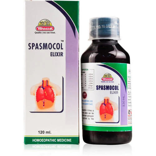 Wheezal Homeopathy Spasmocol Elixir -120 ml